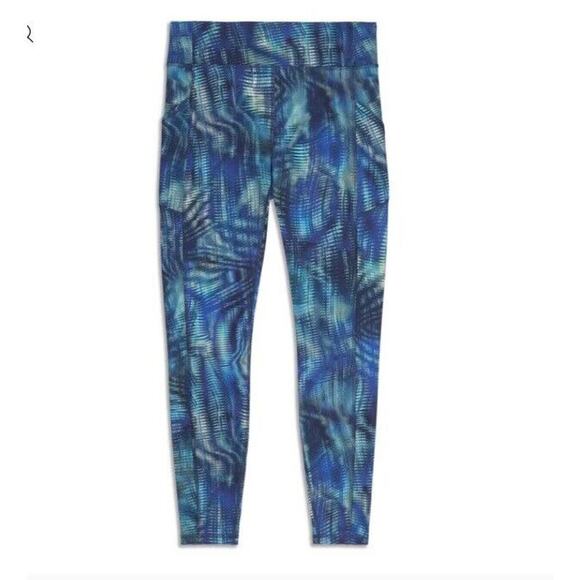 Invigorate High-Rise Tight: Shapeshifter Flux Blue Multi Lululemon 138$ spring